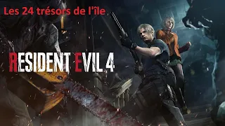 Resident Evil 4 Remake - Les 24 trésors de l'île (Succès / Trophée "L'île aux mille trésors")