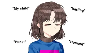 Frisk reacts to their nicknames given by monsters but Canon?|Undertale|Skit