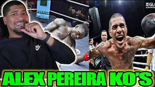 NEW MMA FAN REACTS TO Knocks'em Dead    Insane One Punch Knockouts by Alex Pereira