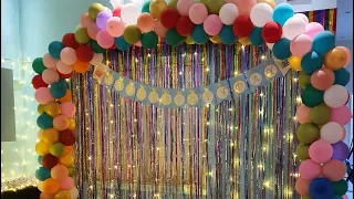 Balloon Decorations Ideas | Very easy and simple balloon decoration ideas #balloondecoration