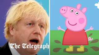 Boris Johnson praises Peppa Pig in rambling speech at CBI