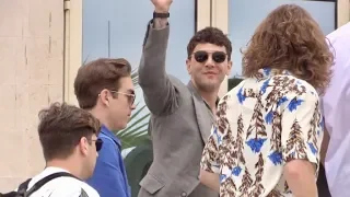 Xavier Dolan and actors at Matthias et Maxime photocall in Cannes