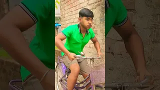 Lamborghini cycle😂😂#funny #realfools #surajroxfunnyvibeo #comedy #song #vikram #shorts