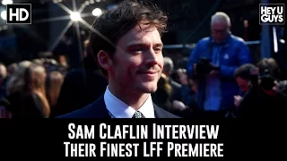 Sam Claflin LFF Premiere Interview - Their Finest