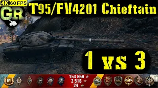 World of Tanks T95/FV4201 Chieftain Replay - 9 Kills 9K DMG(Patch 1.4.0)