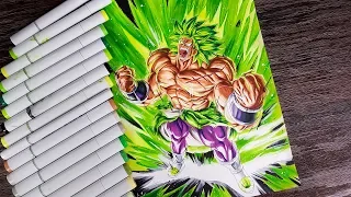 Drawing Broly Berserk Mode