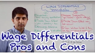 Wage Differentials - Advantages and Disadvantages with Evaluation