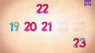 Learn Number Twenty three 23 in English by Endless Numbers   Kids Video