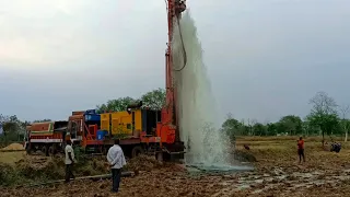 Step Into Step Borewell Drilling 320 Feet Drilling 32hp Water Checking Coconut Point