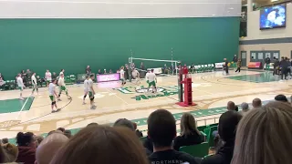 University of Saskatchewan Men’s Volleyball Playoff Hitting Warmup