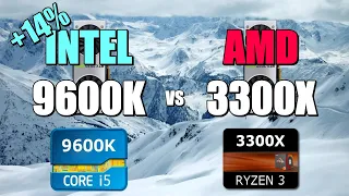 9600K vs 3300X - 2070S. CSGO, Fortnite, PUBG, GTAV, Overwatch.