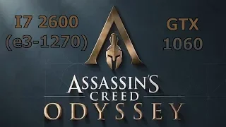 AC odyssey gameplay i7 2600 & gtx 1060 3GB 1080p medium-high settings