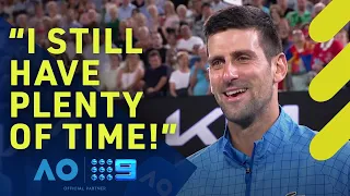 Djokovic flirts with idea of doubles with son Stefan - Australian Open 2023 | Wide World of Sports