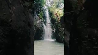 waterfall goa rang reng,  swing, swim,jumping bali autentik adventur treking