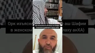 Орк изъясняется об имаме аш Шафии в женском роде (радыя Ллаху анХА)