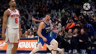 Luka Doncic epic reaction after miracle shot