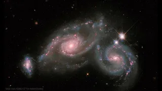 The Colliding Spiral Galaxies of Arp 274 #shorts