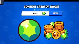 Top 5 Brawl Stars CONTENT CREATOR BOOST codes!