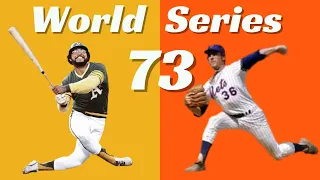 Oakland A's vs New York Mets  1973 World Series THRILLER!!!