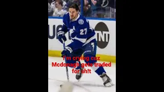 Mcdonagh gets traded 😭😭😭 #nhl#hockey#short
