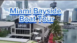 4K Bayside Marketplace Boat Tour. What Can I Do When I Arrive in Miami by Cruise Ship?