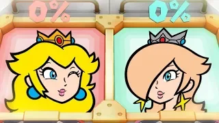 Super Mario Party MiniGames - Peach Vs Daisy Vs Rosalina Vs Bowser (Master Cpu)