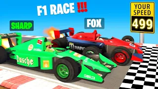 Funniest F1 Race  😂 | Gta 5 Stunt Races - Black FOX
