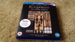 Kingsman: The Secret Service HMV Exclusive Blu Ray Unboxing