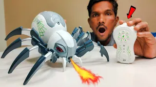 Powerful RC Robotic Spray Spider Unboxing & Testing - Chatpat toy tv