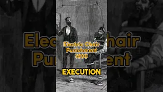 "The Electric Chair: A Shocking Chapter in Capital Punishment History" #shorts #facts #history