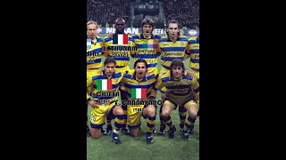 Generation  AC Parma team that won the 1999 UEFA Cup. #football #parma #shorts #subscribe #soccer