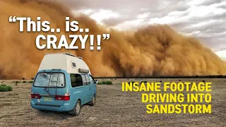 Our van swallowed and damaged by Sahara Desert sandstorm - Van Life in Morocco