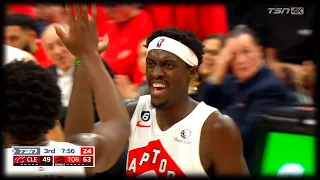 Pascal Siakam HOOKS UP OG Anunoby For the JAM - Raptors vs Cavs