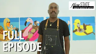 Artist Derrick Adams on hip-hop and relaxing while Black | Flowstate /North Brooklyn Artists