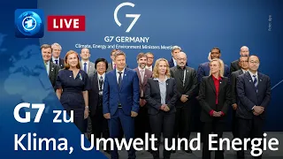 Klima, Umwelt und Energie: Pressekonferenz zum Abschluss des G7-Treffens in Berlin