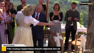 Putin, Avusturya Dışişleri Bakanı Kneissl'ın düğününde dans etti