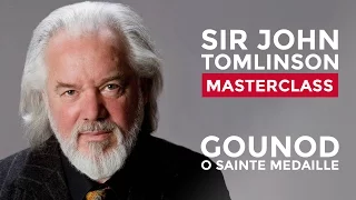 Sir John Tomlinson Vocal Masterclass at the Royal College of Music: Gounod's 'O sainte medaille'