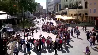 London Leicester Square breakdance show