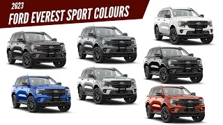 2023 Ford Everest Sport - All Color Options - Images | AUTOBICS
