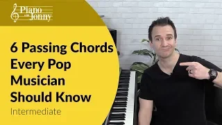 6 Passing Chords Every Pop Pianist Should Know! Quick Tip Piano Lesson by Jonny May