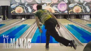 The hidden oil patterns on bowling lanes