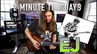 Eric Johnson Style Run - 2 Minute Tuesdays#3 ( With Tabs)