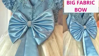 How to Make Fabric Bow || DIY Stylish Bow || Latest Design Cutting and Stitching Malayalam Tutorial