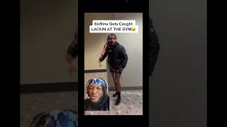 6ix9ine JUMPED AT LA FITNESS🤯 #shorts #6ix9ine #funnyshorts