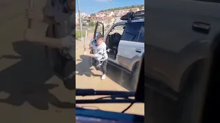 Funny Road rage gone wrong!!!😱
