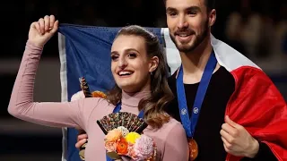 Beijing Winter Olympics 2022   Gabriella Papadakis and Guillaume Cizeron new world record 720p