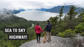 Driving the Sea to Sky Highway in British Columbia! (Waterfalls, Whistler train wreck, & MORE!)