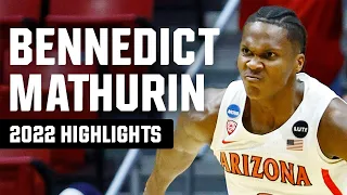 Bennedict Mathurin 2022 NCAA tournament highlights