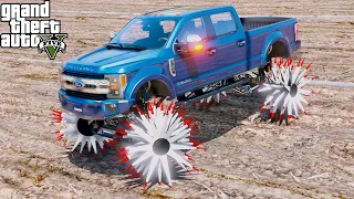 GTA 5 Real Life Mod #264 WhistlinDiesels F350 On REAPER WHEELS