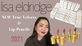 LISA ELDRIDGE | FALL 2021 NEW TRUE VELVETS & LIP PENCILS | FULL REVIEW, COMPARISON SWATCHES & TRY ON